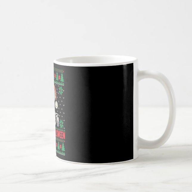 Taza De Café Prefiero a los Navidades de Halloween dulce festiv (Derecha)