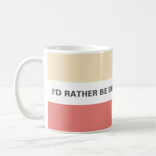Taza De Café Prefiero beber una cita divertida de vino