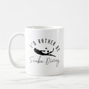 Taza De Café Prefiero bucear en Scuba