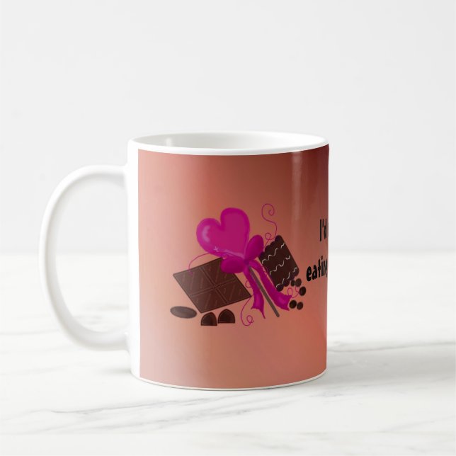 Taza De Café Prefiero comer chocolate (Izquierda)