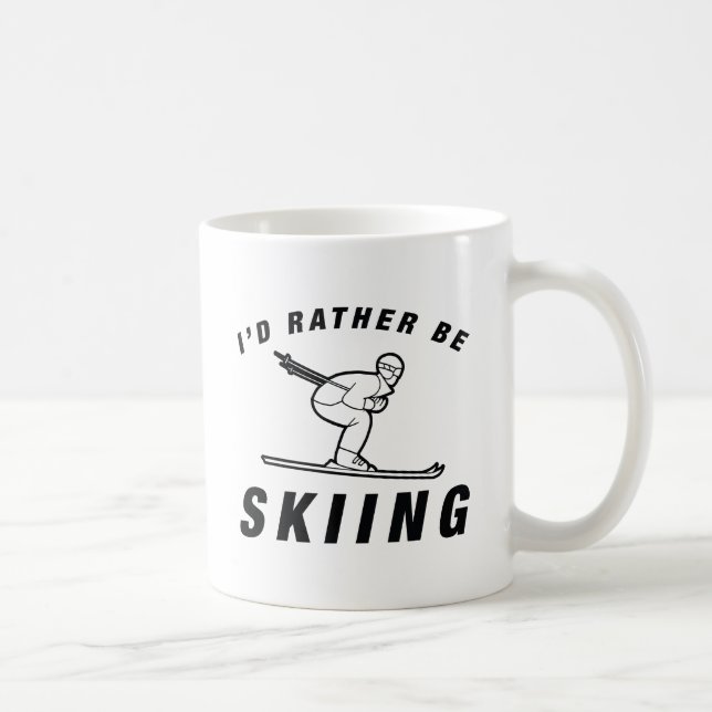 Taza De Café Prefiero Esquiar (Derecha)