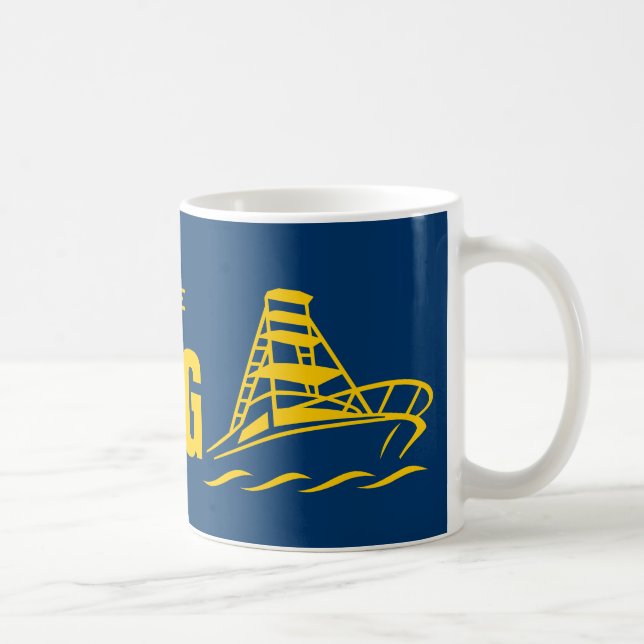 Taza De Café Prefiero estar en bote | diseño de lanchas rápidas (Derecha)