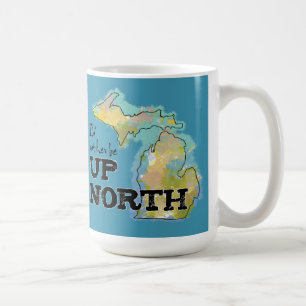 Taza De Café Prefiero estar en el norte de Michigan
