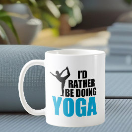Taza De Café Prefiero Hacer Yoga Cute Yogi