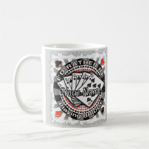 Taza De Café Prefiero Jugar Bridge