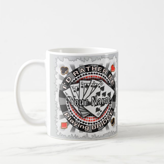 Taza De Café Prefiero Jugar Bridge (Izquierda)