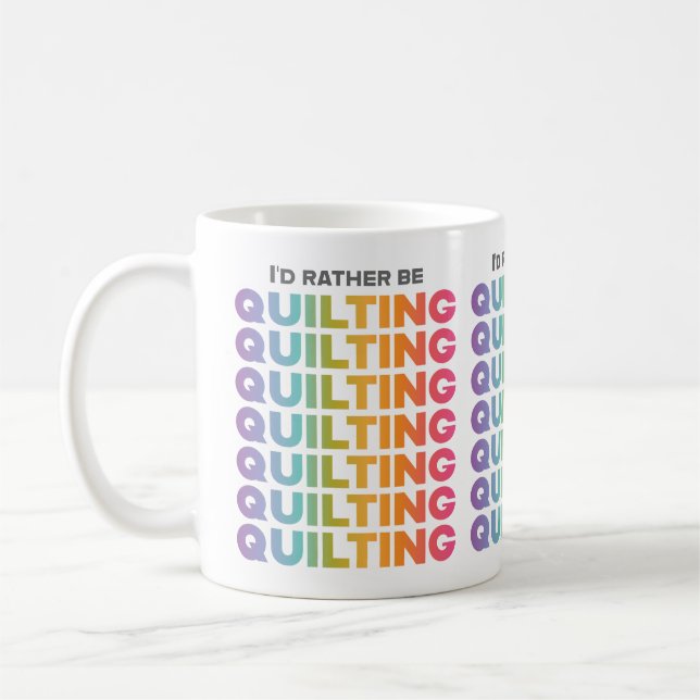 Taza De Café Prefiero Quillar las letras de ormbre (Izquierda)