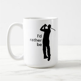 Taza De Café Prefiero ser golfista