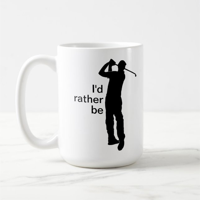 Taza De Café Prefiero ser golfista (Izquierda)