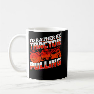 Taza De Café Prefiero ser Tractor sacando premium