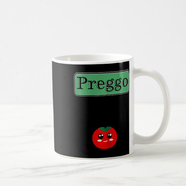 Taza De Café Preggo Sauce Funny Maternity Halloween Vestido Tom (Derecha)