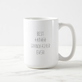 Taza De Café Pregnancy Announcement Best Father Grandfather
