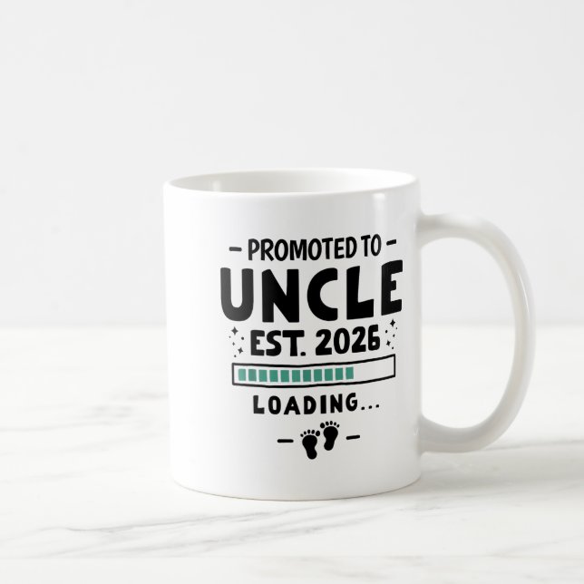 Taza De Café Pregnancy Announcement For Family Promoted To Uncl (Derecha)