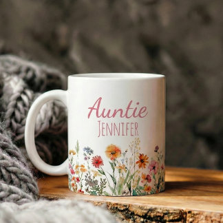 Taza De Café pregnancy announcement gift auntie