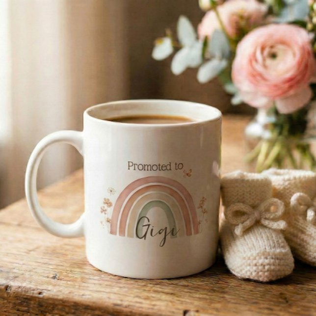 Taza De Café Pregnancy Announcement Gigi Gift (Subido por el creador)