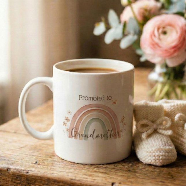 Taza De Café Pregnancy Announcement Grandmother Gift (Subido por el creador)
