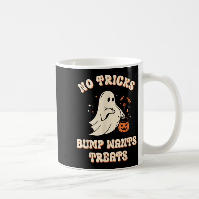 Taza De Café Pregnant Ghost Lazy Trick Or Treat Dress Funny Hal (Derecha)