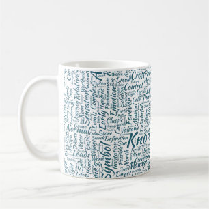 Taza De Café Pregunta Apprendre Nuage MotssTexte Motif Mensaje