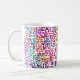 Taza De Café Pregunta Apprendre Nuage MotssTexte Motif Mensaje