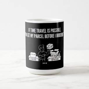 Taza De Café Pregunta divertida sobre la entrega de paquetes co