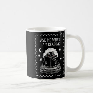 Taza De Café Pregúntale qué libro está leyendo amante de la lec