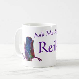 Taza De Café Pregúntame sobre Reiki