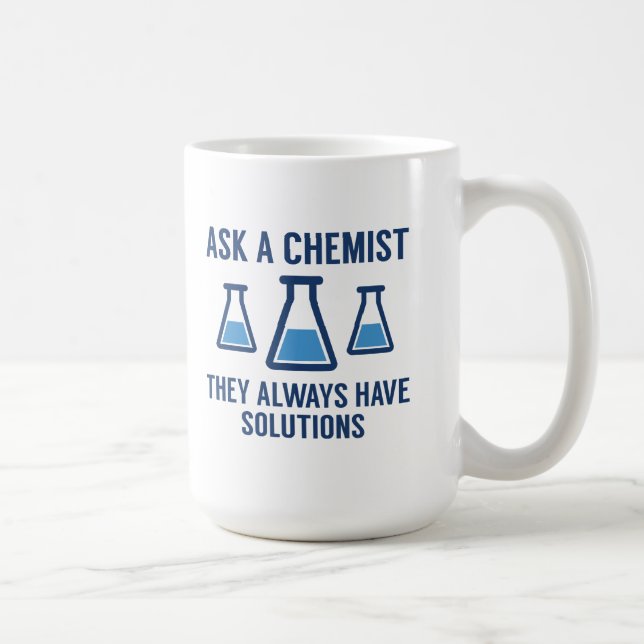Taza De Café Preguntar a un químico (Derecha)