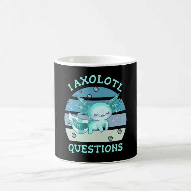 Taza De Café Preguntas axolotl (Centro)