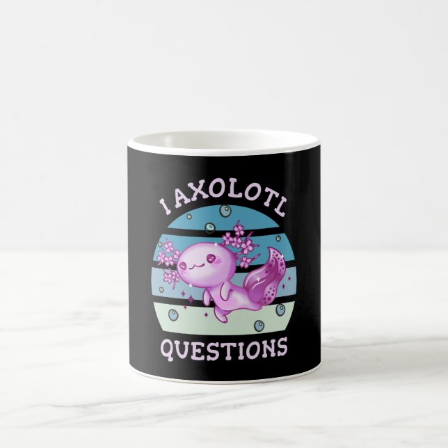 Taza De Café Preguntas axolotl (Centro)
