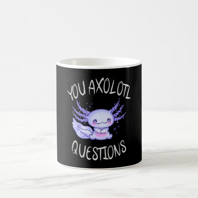 Taza De Café Preguntas axolotl (Centro)