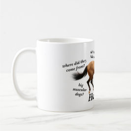Taza De Café Preguntas del caballo