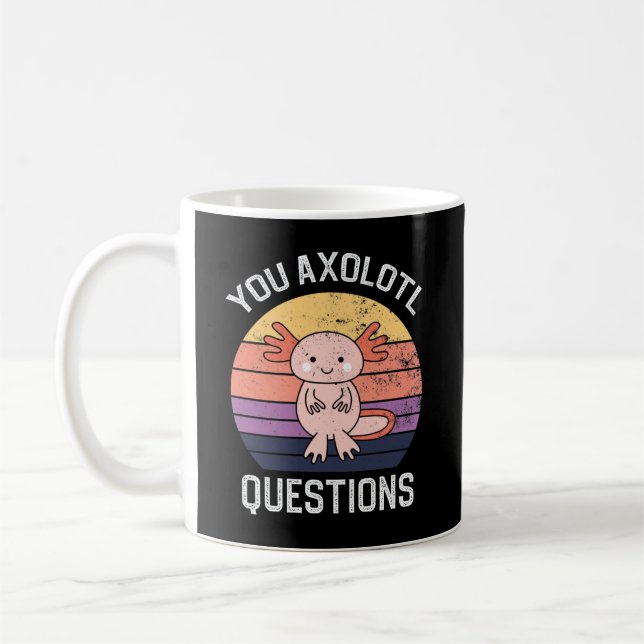 Taza De Café Preguntas sobre Axolotl (Izquierda)