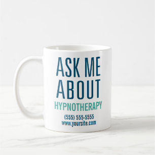 Taza De Café Pregúnteme acerca de Hypnotherapy