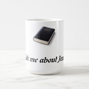 Taza De Café Pregúnteme acerca de Jesús con la biblia