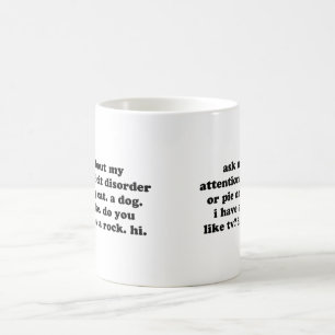 Taza De Café Pregúnteme acerca de mi desorden o empanada del