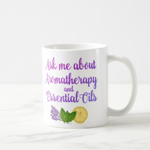 Taza De Café Pregúnteme acerca de negocio de aceites esenciale