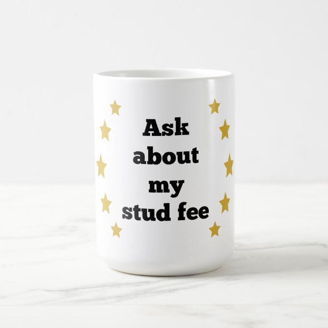 Taza De Café "Pregúntenme sobre mi cuota de estudiante" - Negro (Centro)