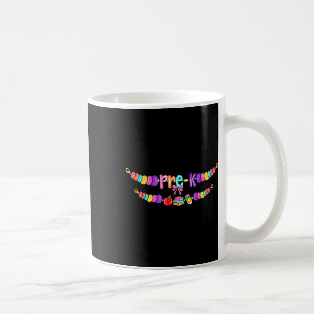 Taza De Café Prek De Vuelta A La Escuela Chicas De Pulsera (Derecha)