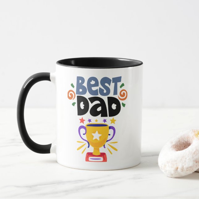 Taza de café Premio al Mejor Papá (Con donut)