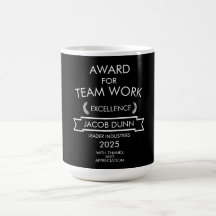 Premio al trabajo del equipo de personal corporati