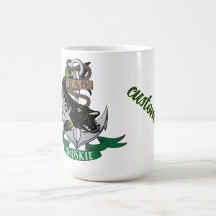 Taza De Café Premio de Ancla de Barco Mal Lucio Envueltro