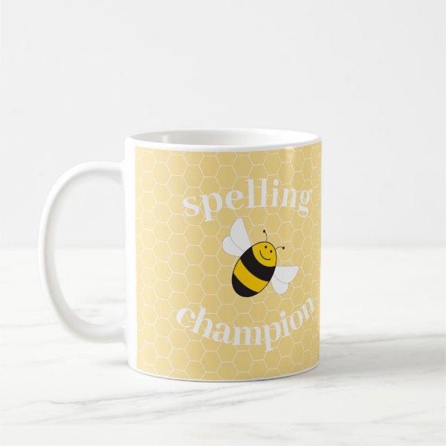 Taza De Café Premio de campeón de abejas espeleantes a la compe (Izquierda)