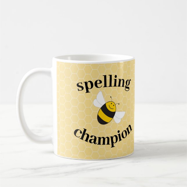 Taza De Café Premio de campeón de abejas espeleantes a la compe (Izquierda)