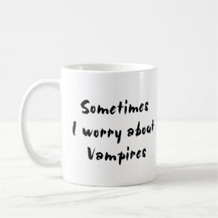 Taza De Café preocupación de vampiro