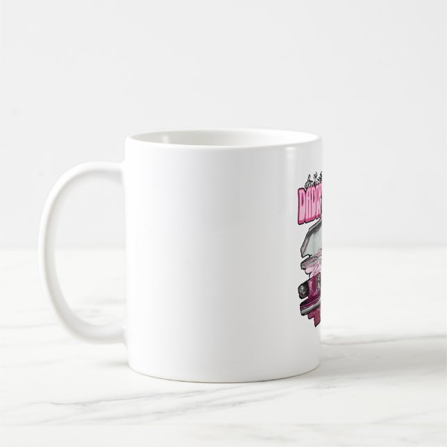 Taza De Café preocupar a papi, burro donald trump rosado (Izquierda)