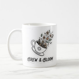 TAZA DE CAFÉ PREPARA Y FLORECE