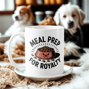 Taza De Café Preparación de Comidas para la Realeza   Diseño de