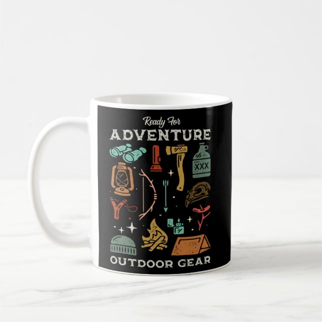 Taza De Café Preparado para elementos de acampar de artes de av (Izquierda)