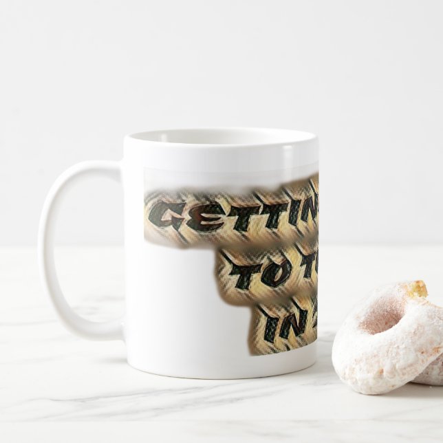 Taza De Café Prepararse Para Prosperar En 2025 (Con donut)