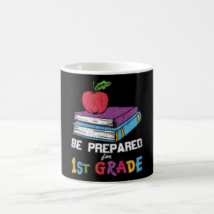 Taza De Café Prepárate para el Regalo para Niños de Vuelta a la
